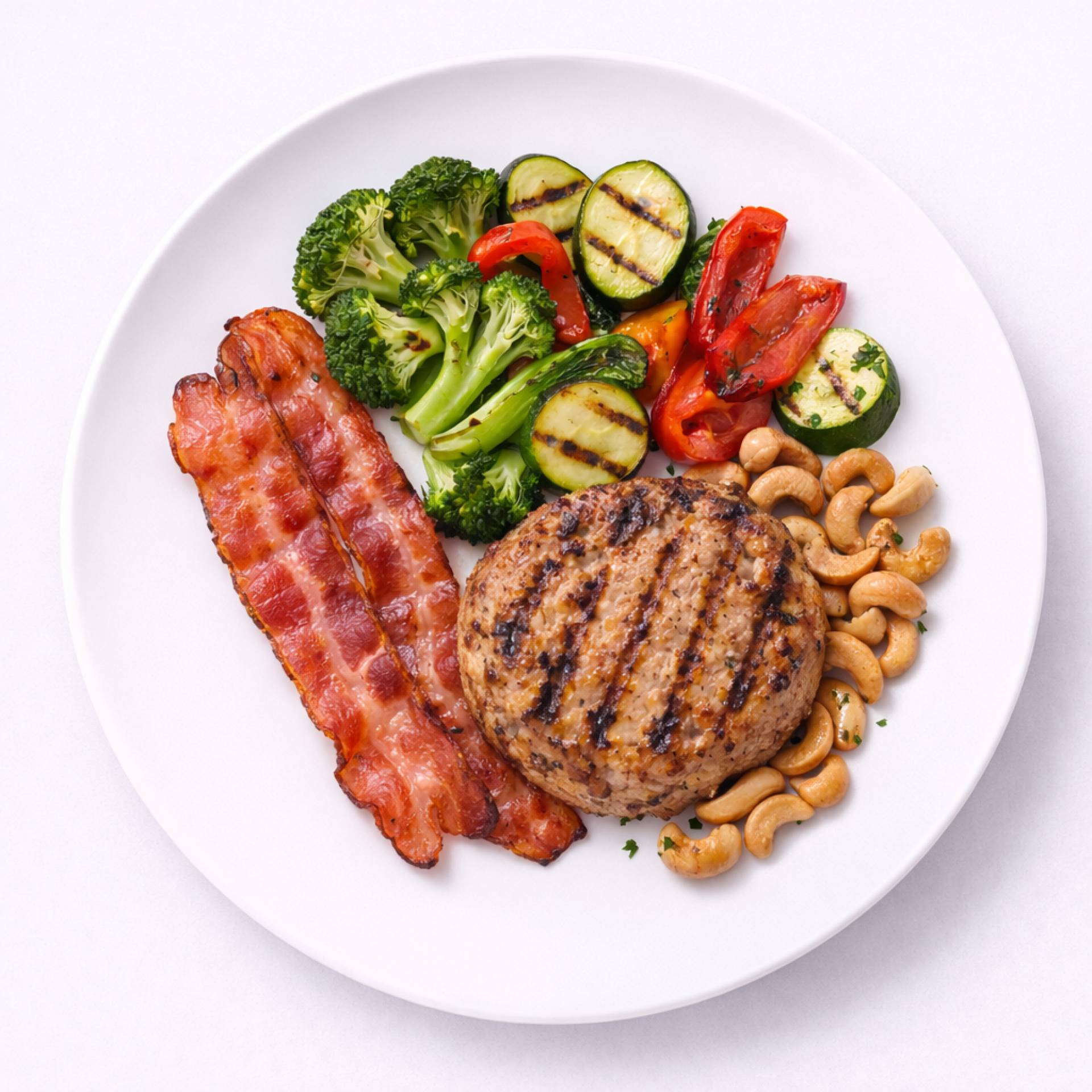 Herb Crusted Turkey Burger Plate