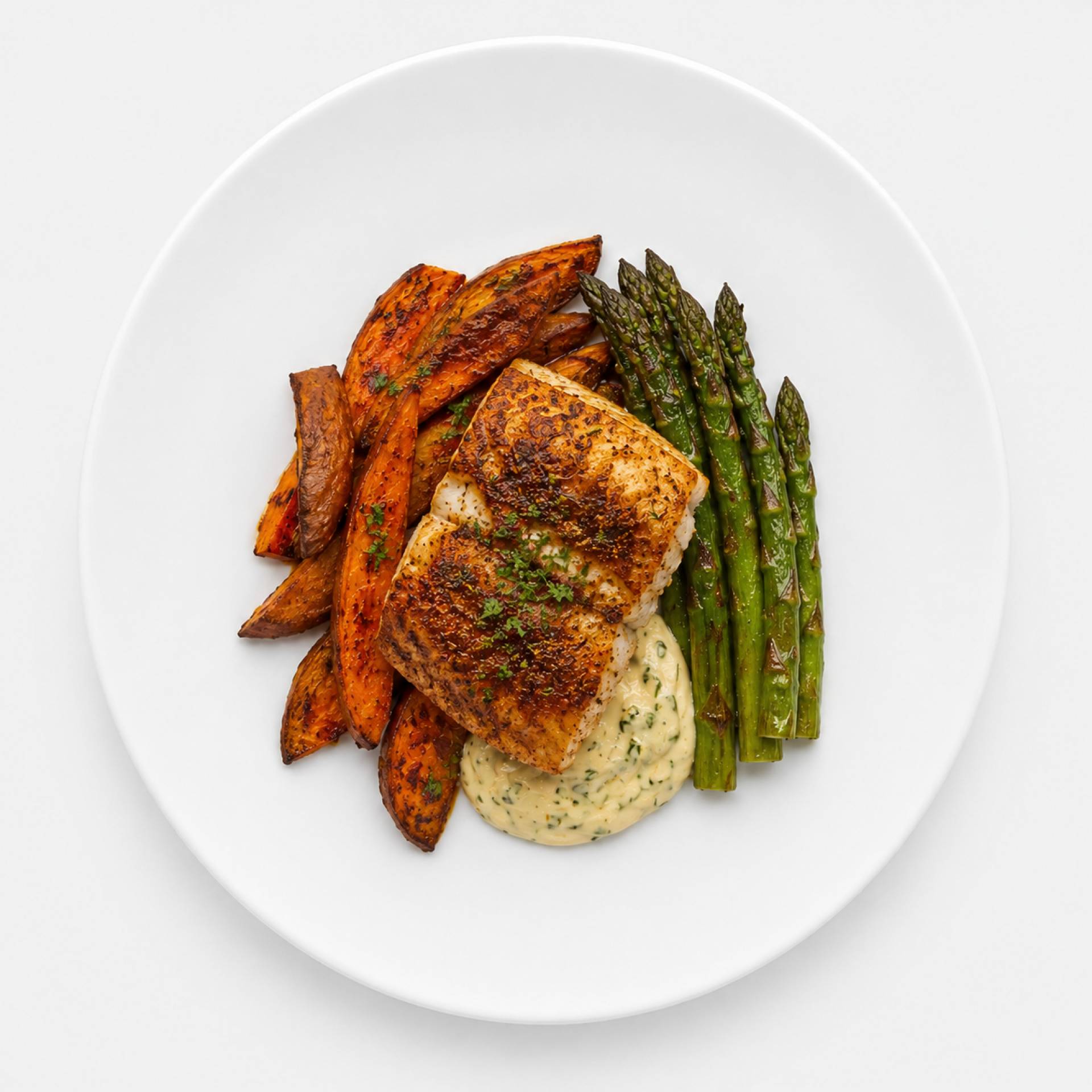 Cajun Atlantic Cod Plate