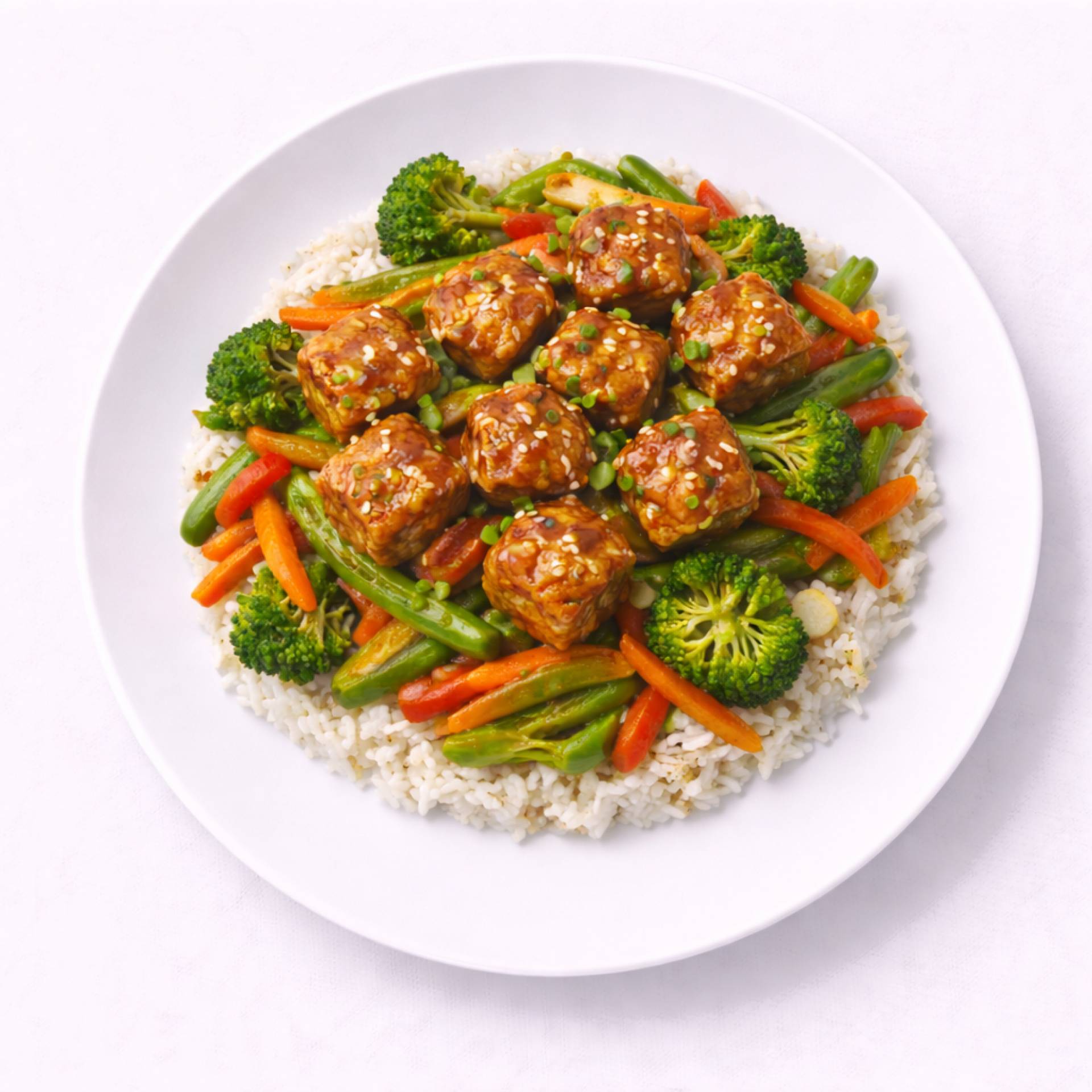 Bulgogi Glazed Tofu Stir Fry