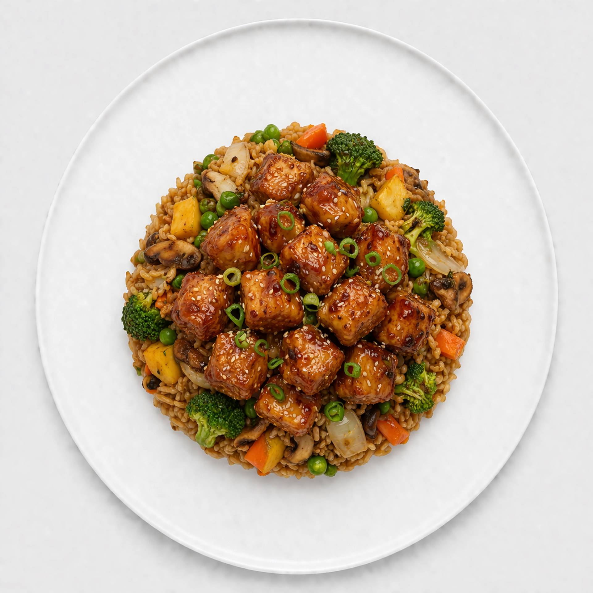 General Tso’s Tofu Fried Rice
