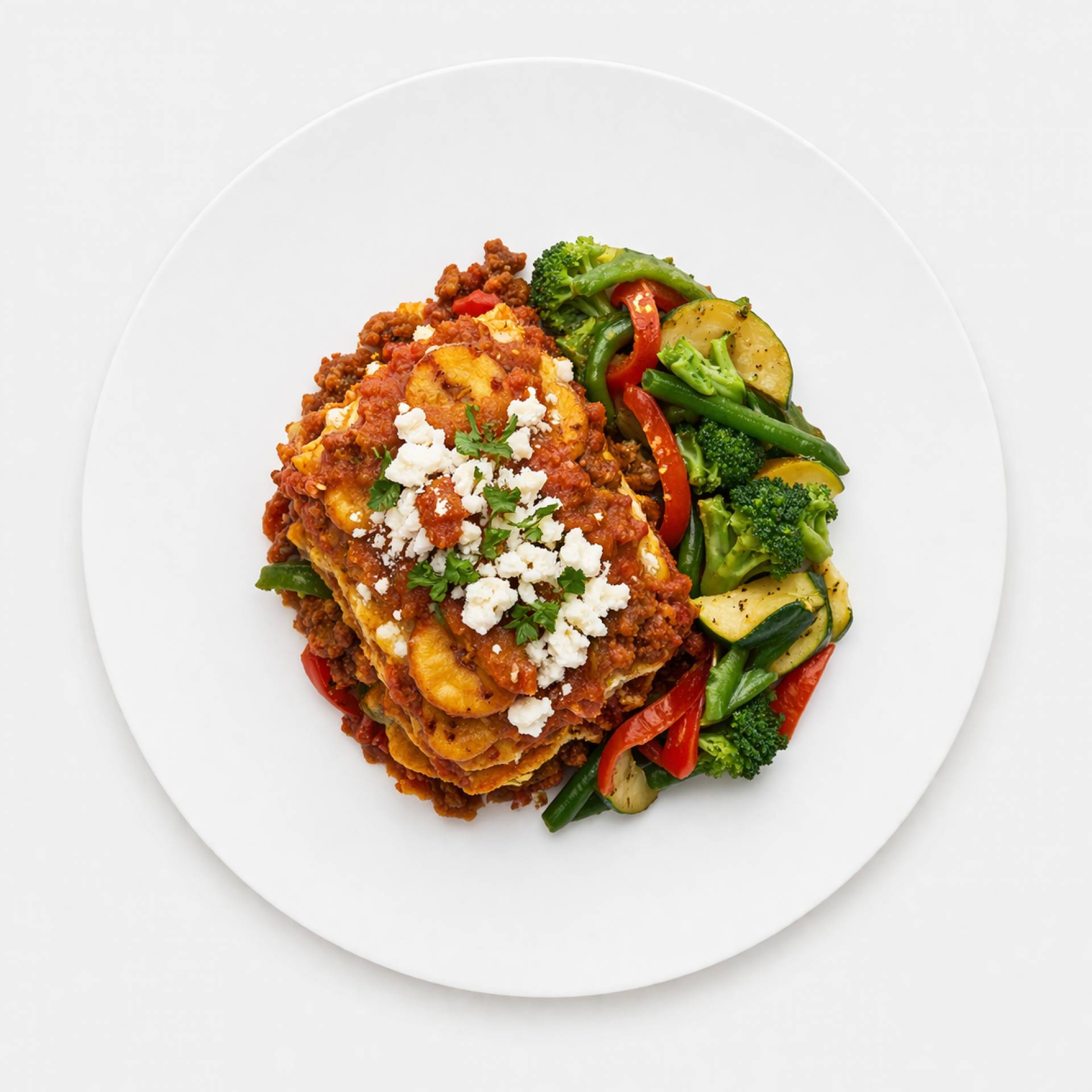 Caribbean Turkey Plantain Lasagna