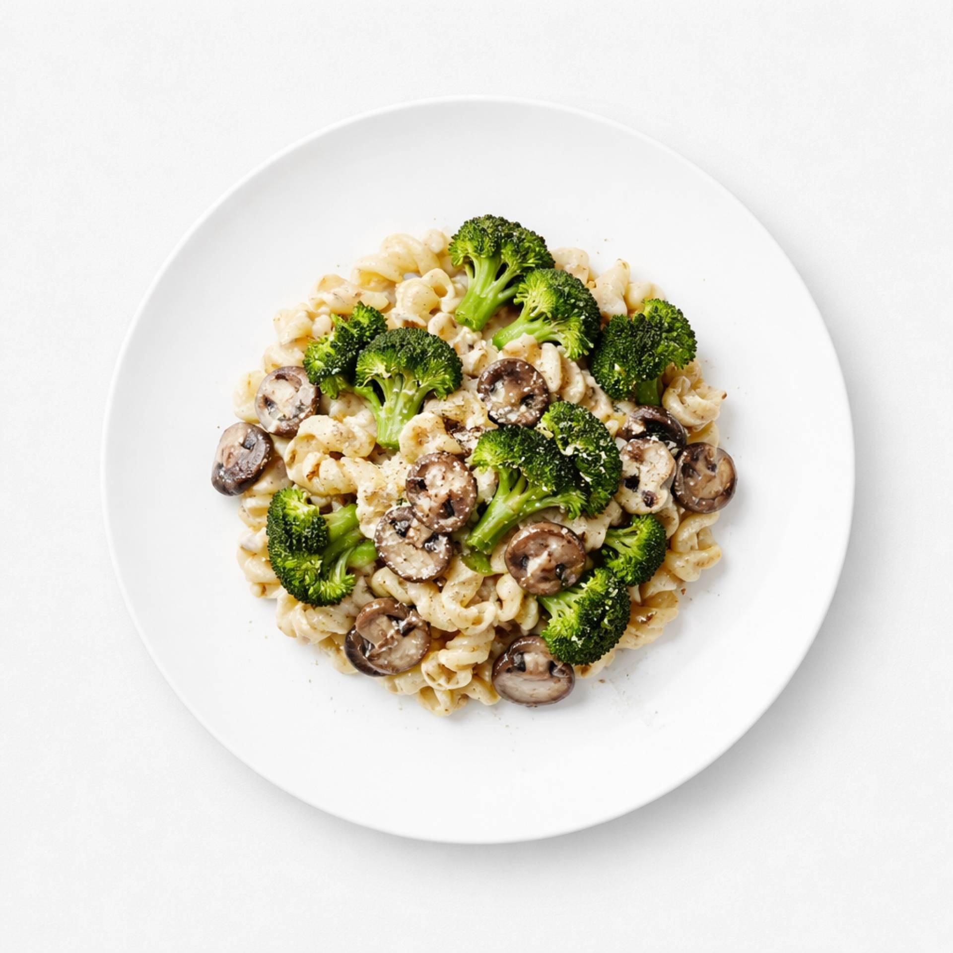 Creamy Mushroom Alfredo Pasta