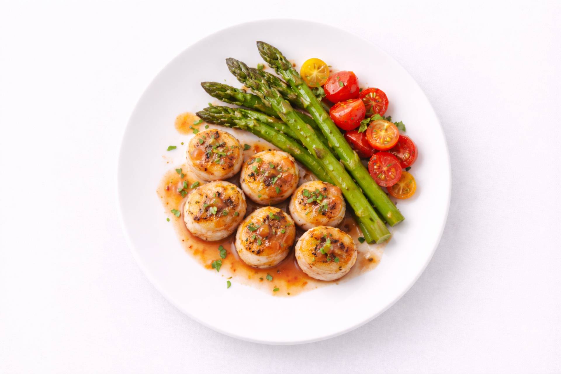 Citrus Herb Grilled Scallops