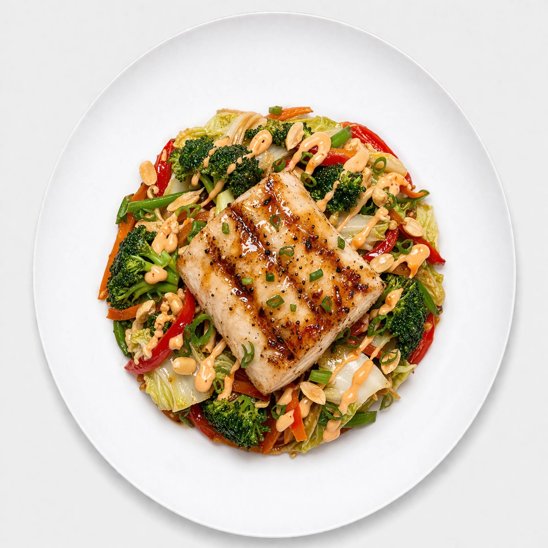 Sweet Glazed Mahi Bowl