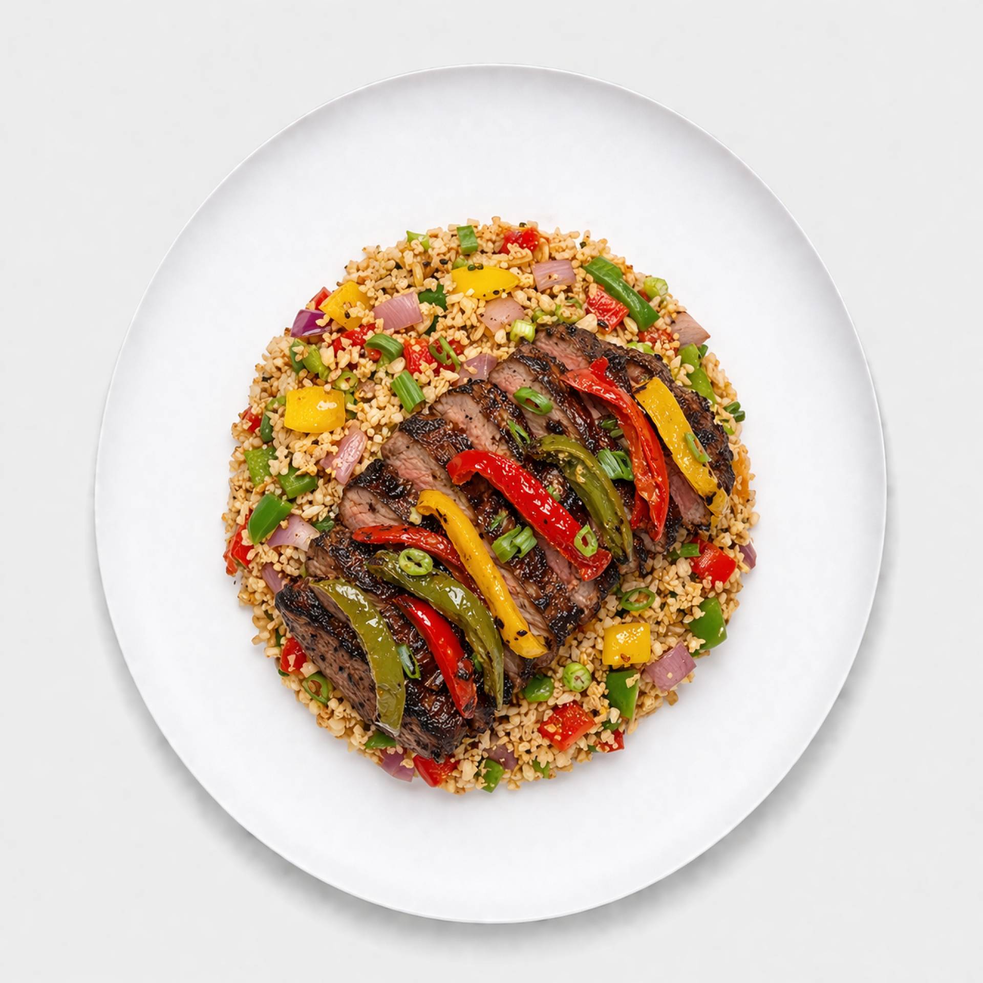 Asian Pepper Steak Stir Fry Street Bowl