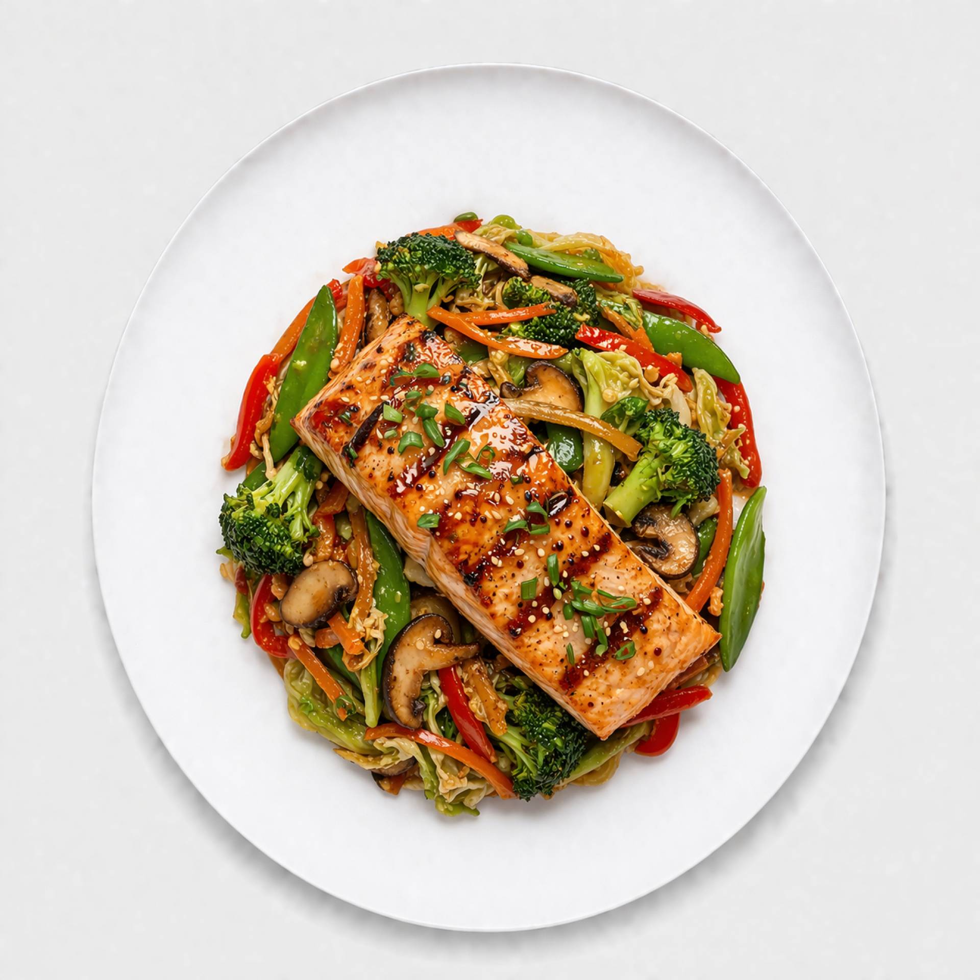 Teriyaki Glazed Wild Salmon