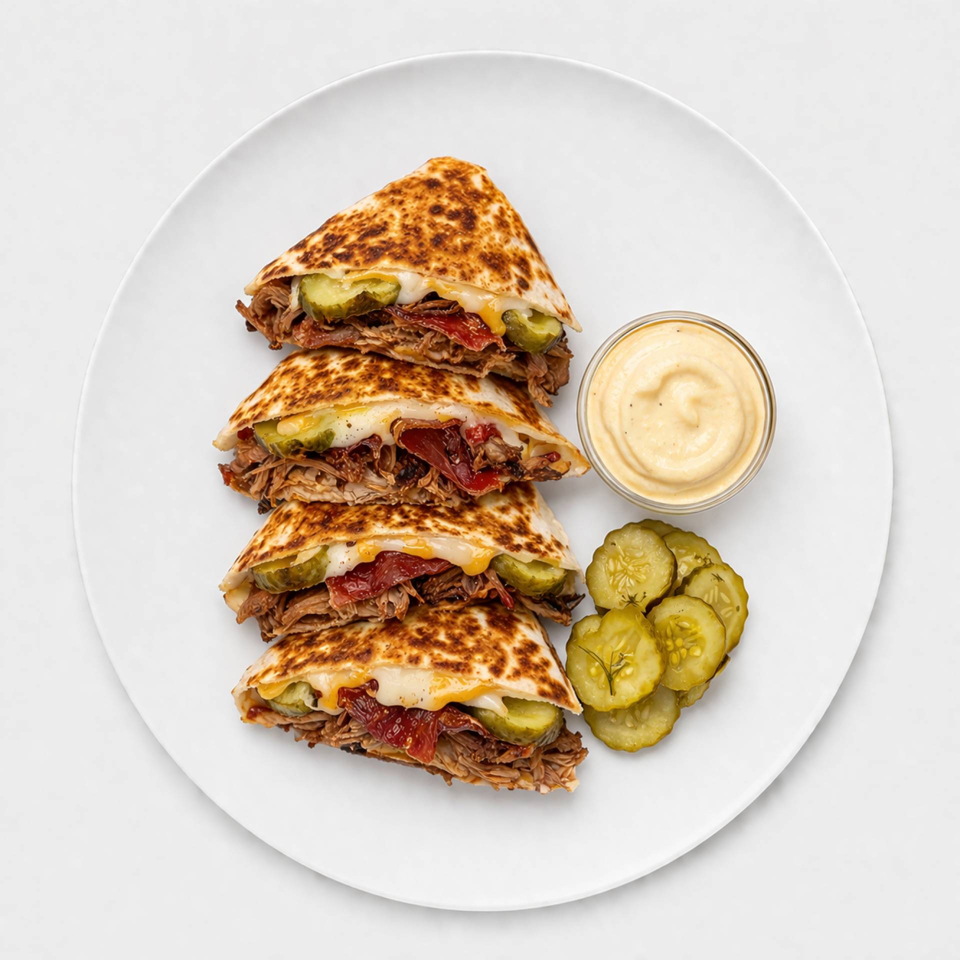 South Florida Cubano Quesadilla