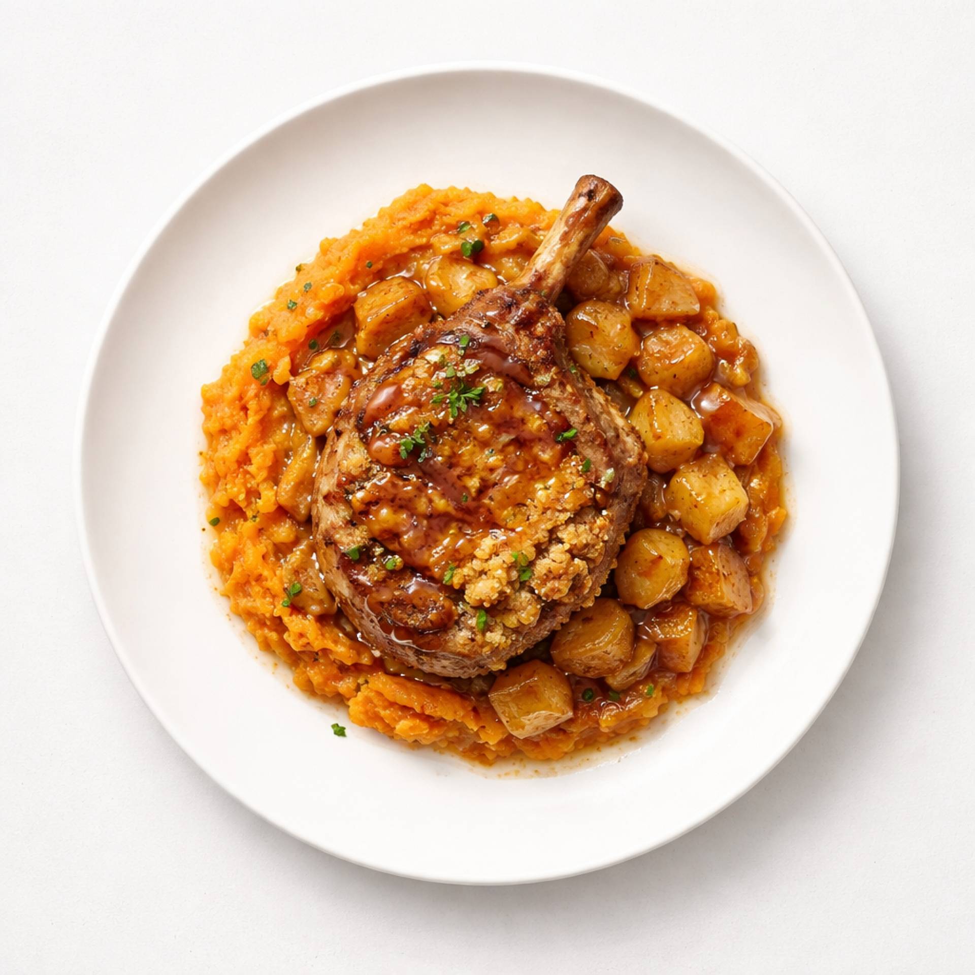 Cornbread Stuffed Pork Chops
