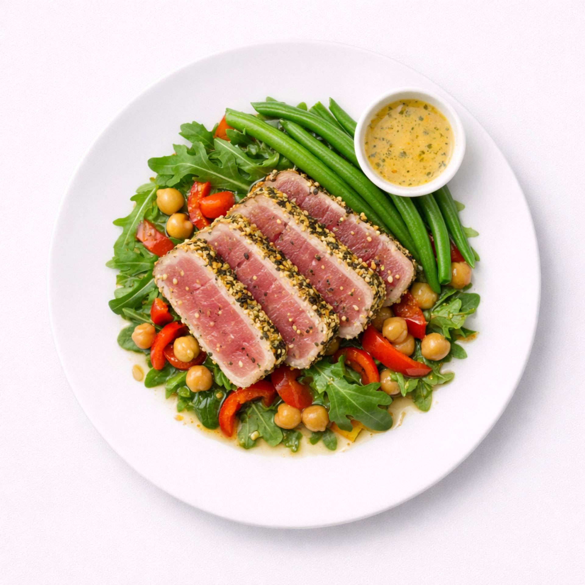 Wasabi & Sesame Crusted Ahi Tuna Bowl