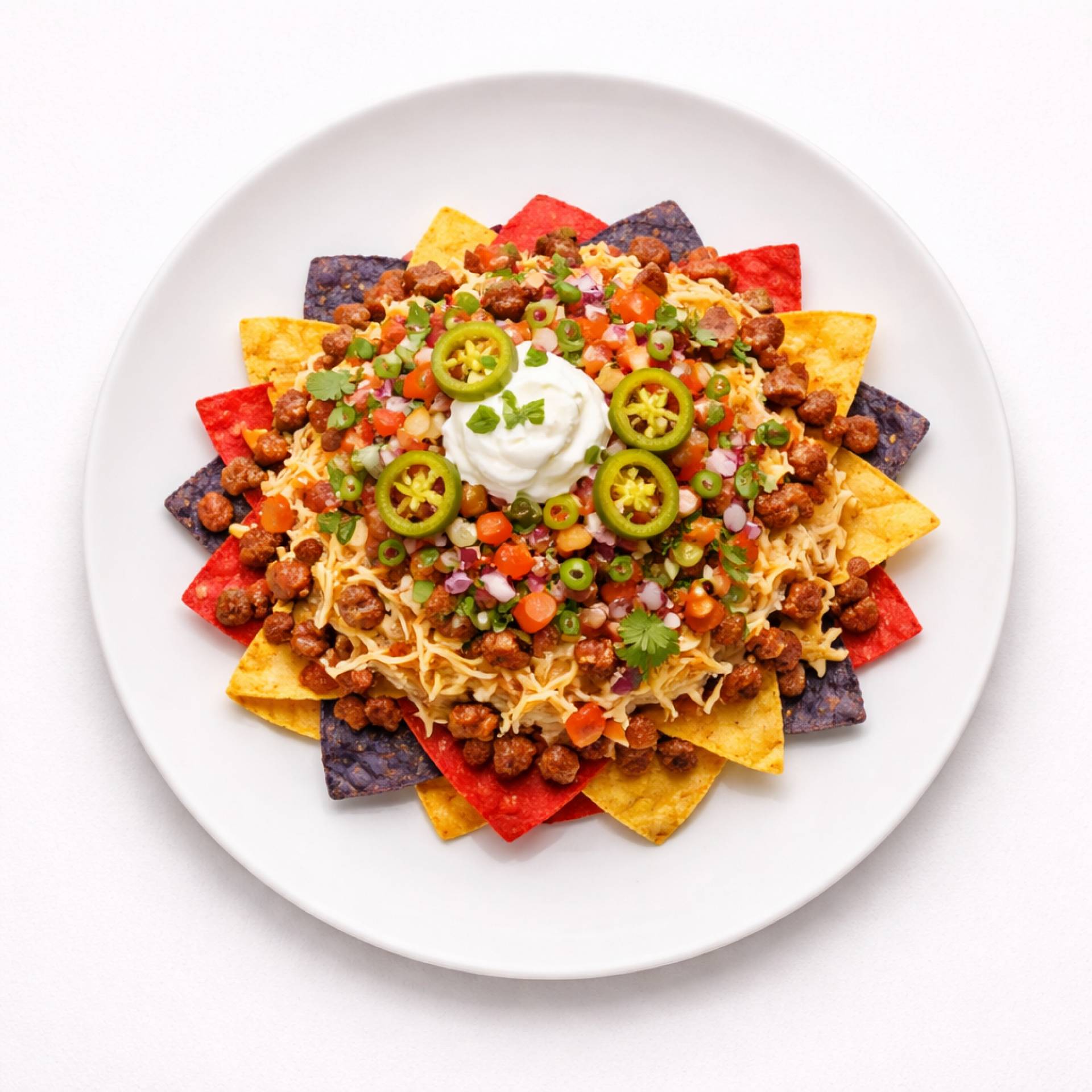 Loaded Chorizo Beef Nachos