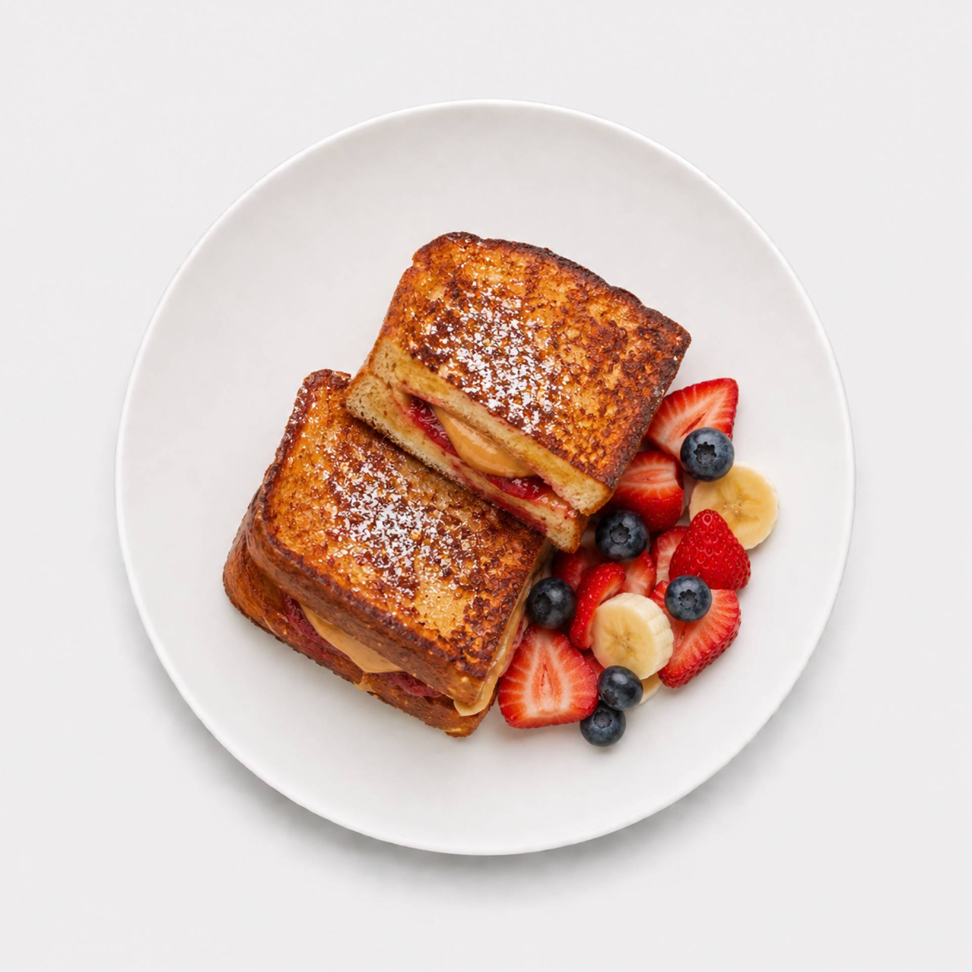 Peanut Butter & Jelly Stuffed French Toast