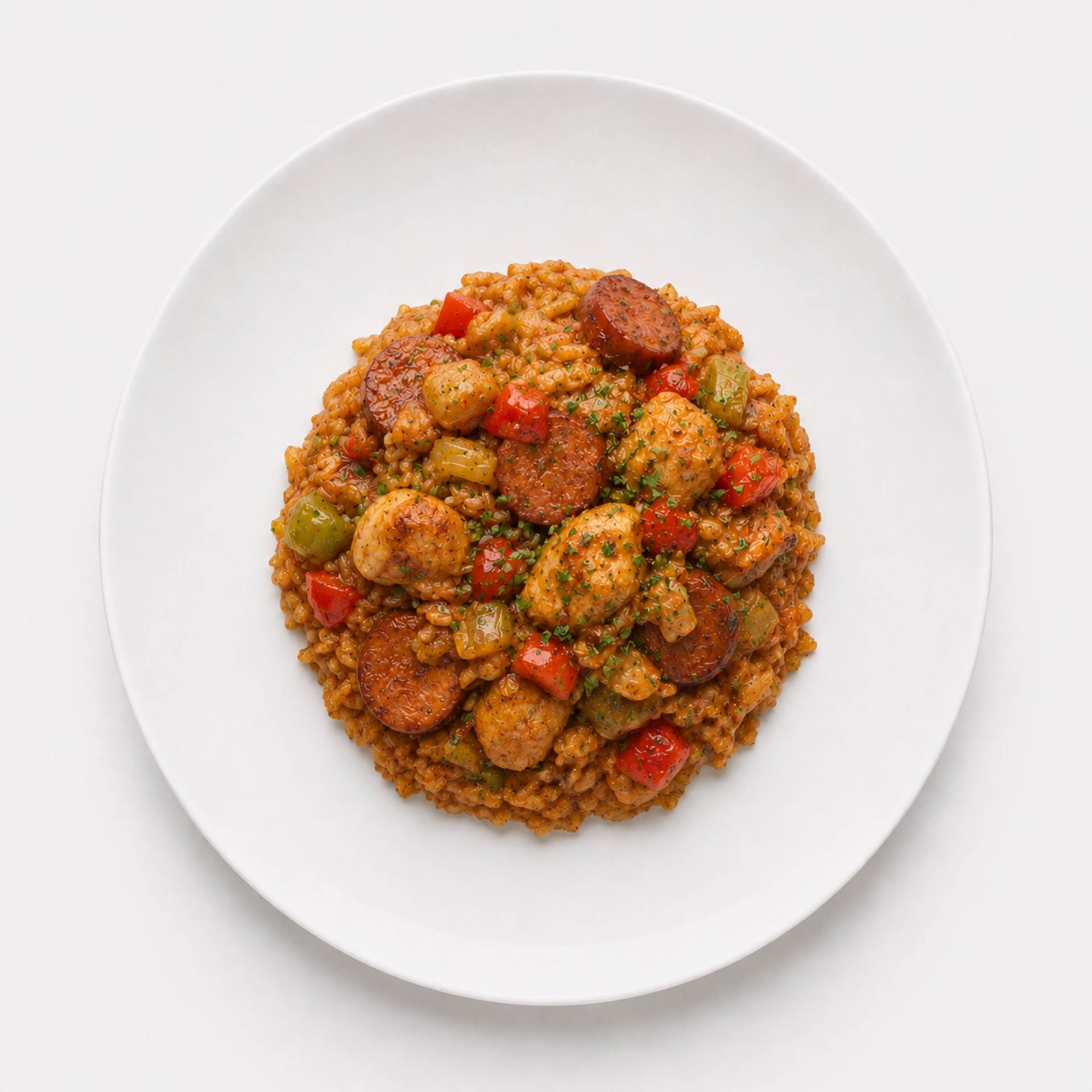 Louisiana Chicken & Sausage Jambalaya