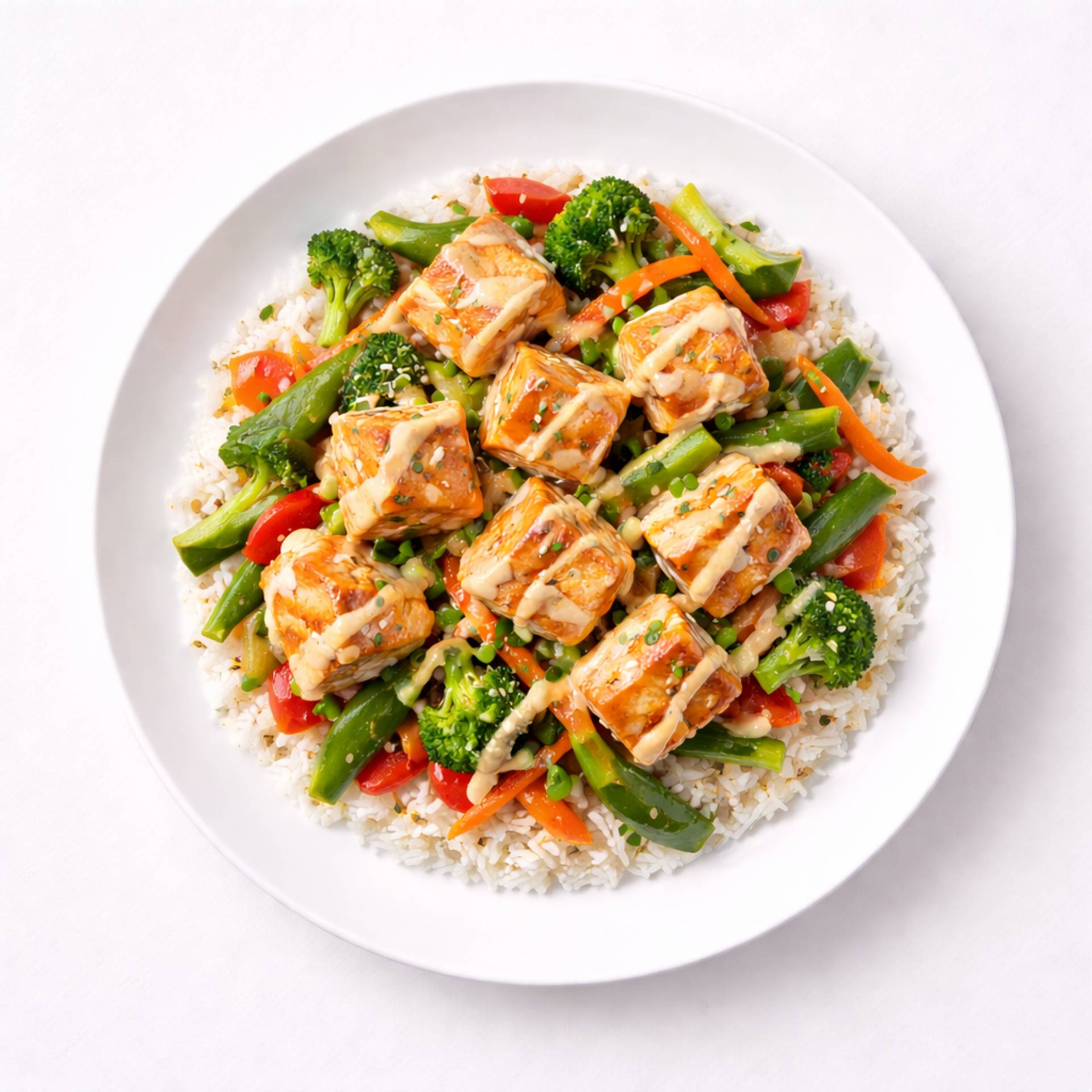 Bang Bang Salmon Rice Bowl