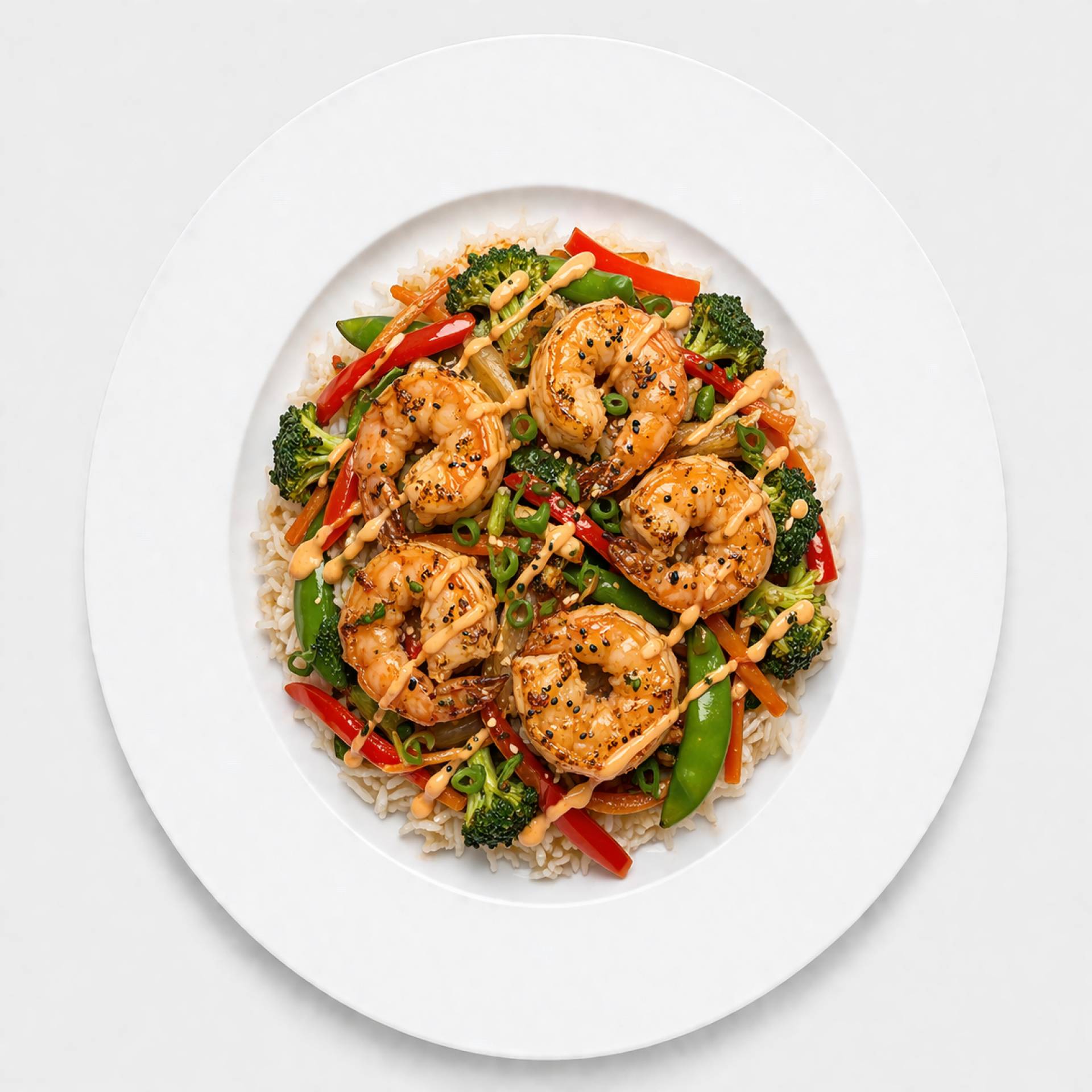 Bang Bang Shrimp Stir Fry