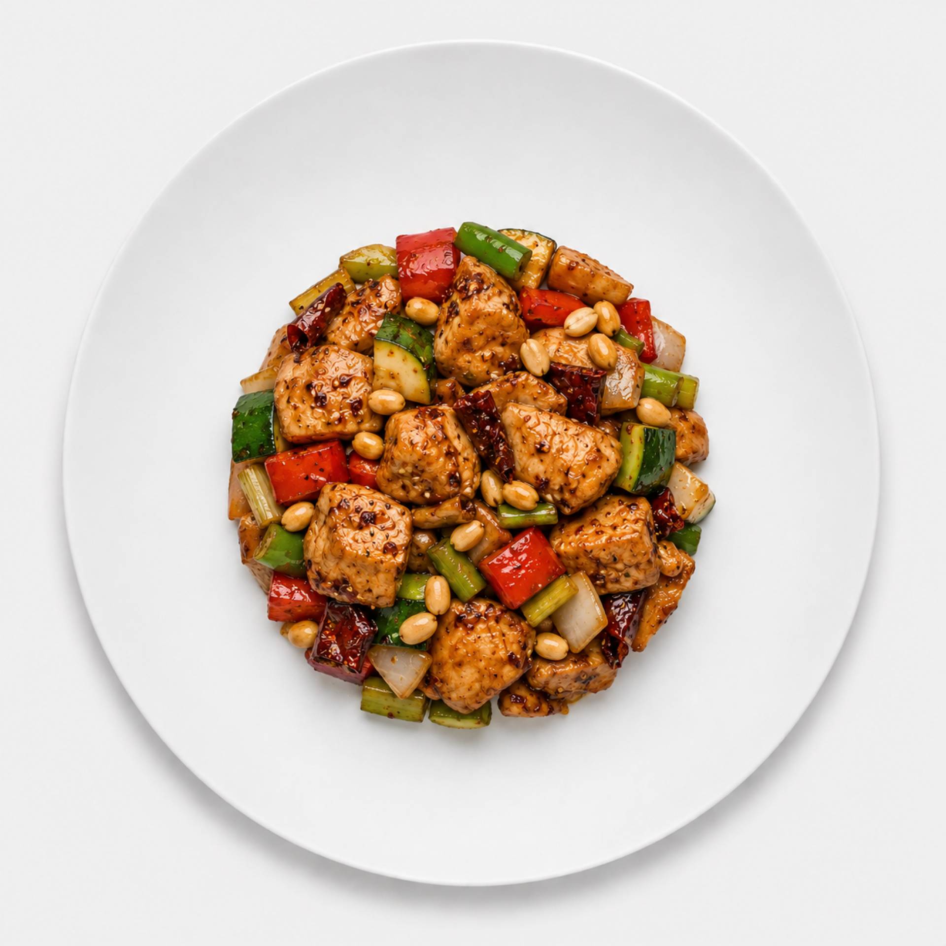 Kung Pao Chicken Stir Fry Bowl