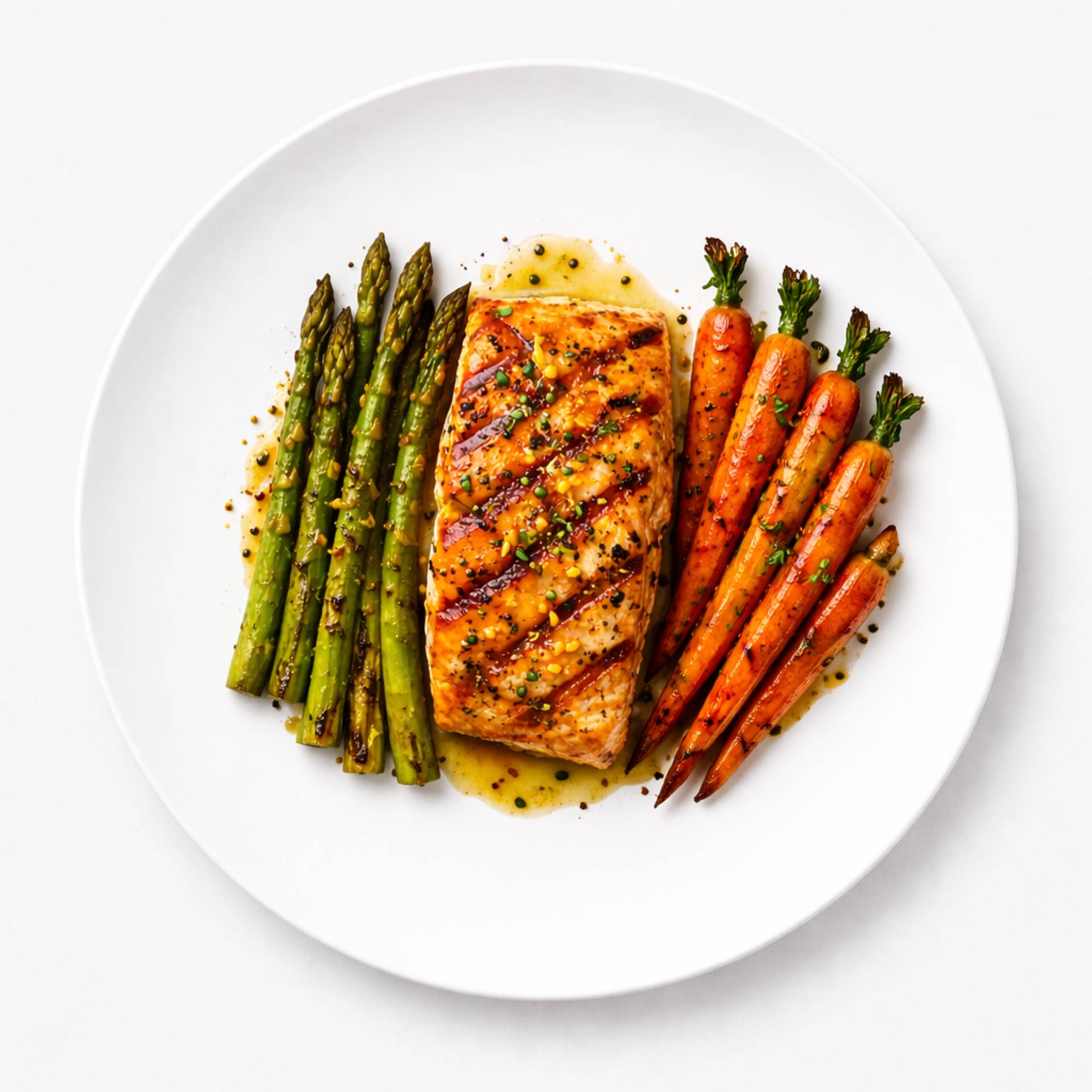 Honey Lemon Pepper Salmon