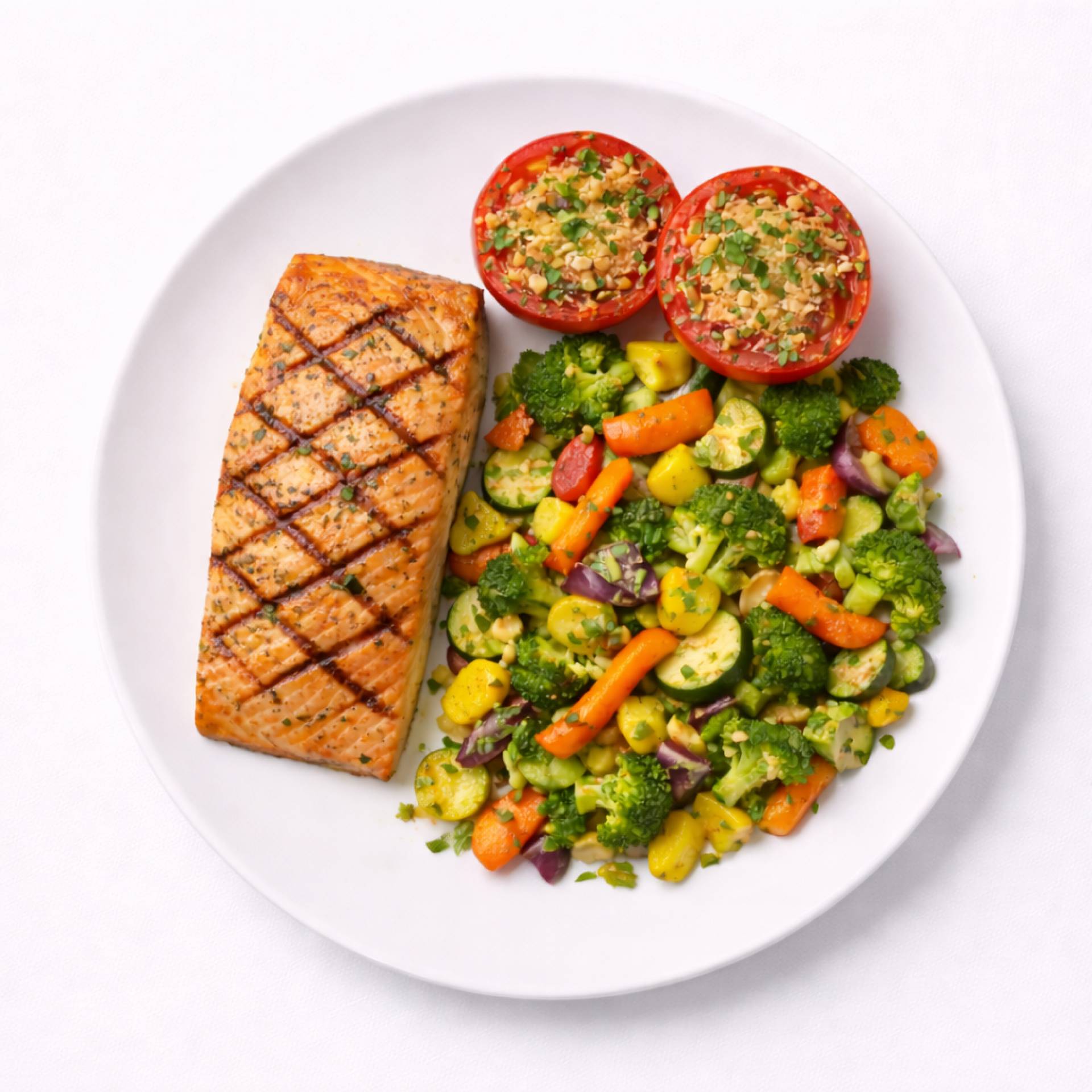 Wood-Grilled Salmon Harvest Bowl *