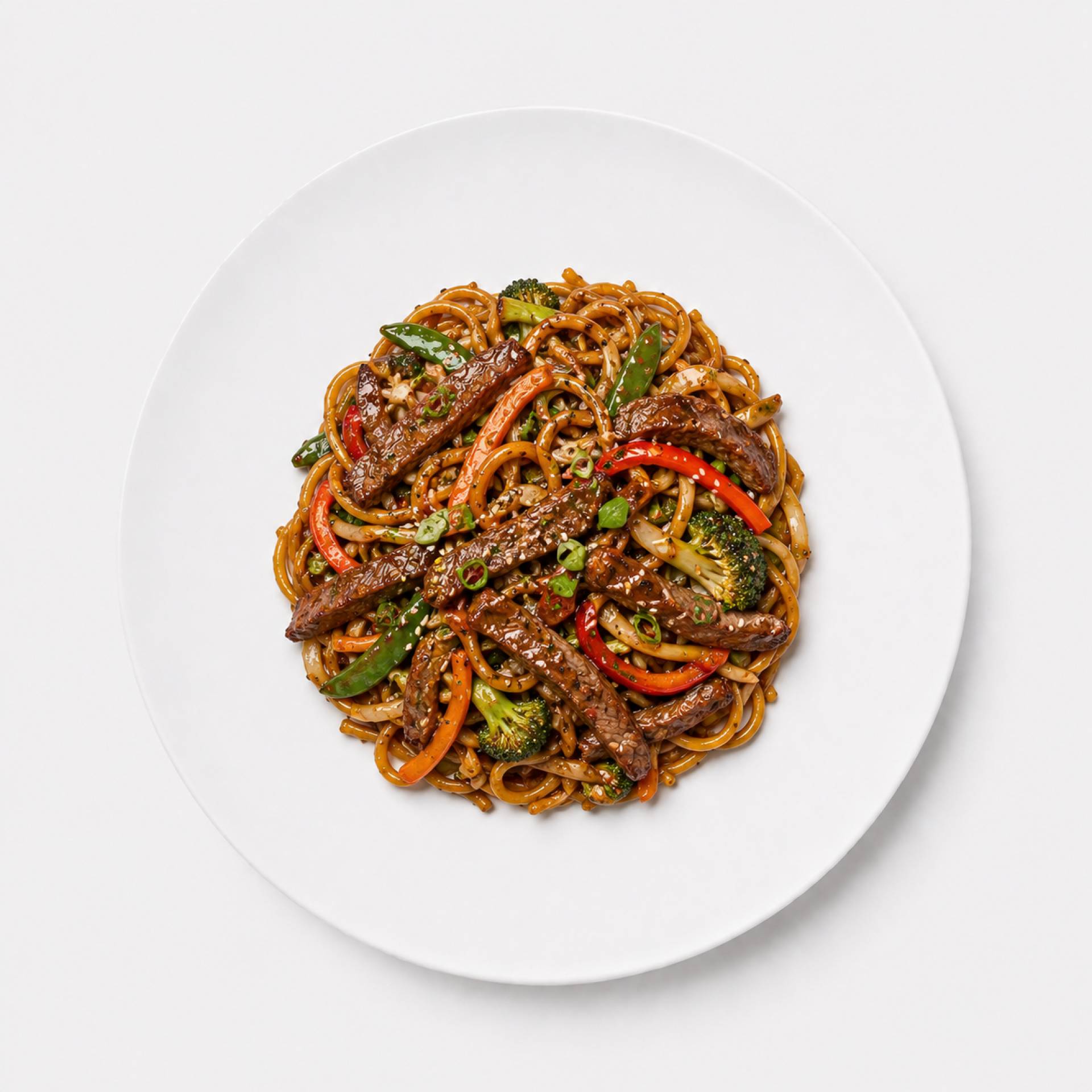 Wok-n-Roll Beef Lo Mein