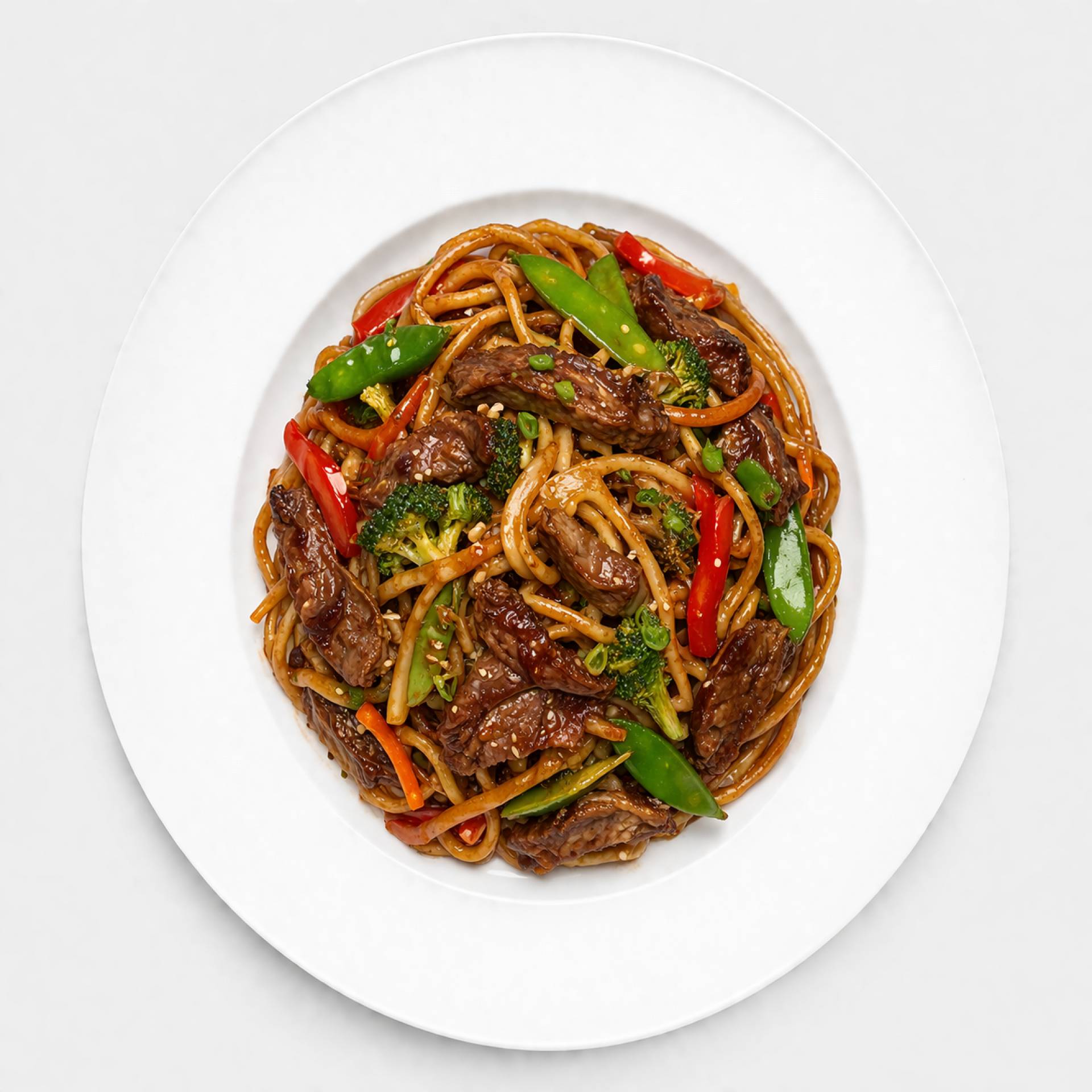 Wok-n-Roll Beef Lo Mein